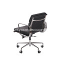 Silla moderna Eames soft pad de cuero